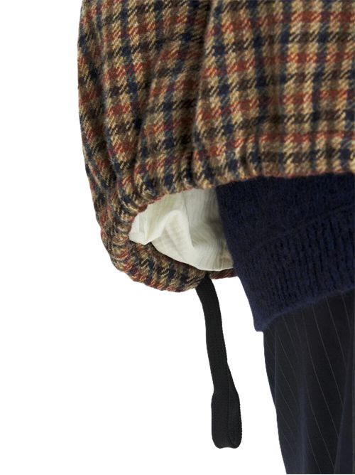 Cappotto Aria monopetto a quadri Barena | CSD5700 0528UNI UNICO